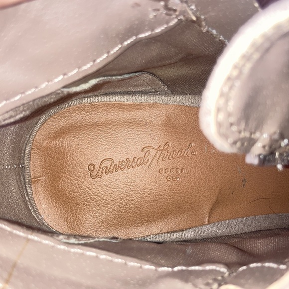 Universal Threads Tan Suede Peep Toe Booties - Picture 4 of 4